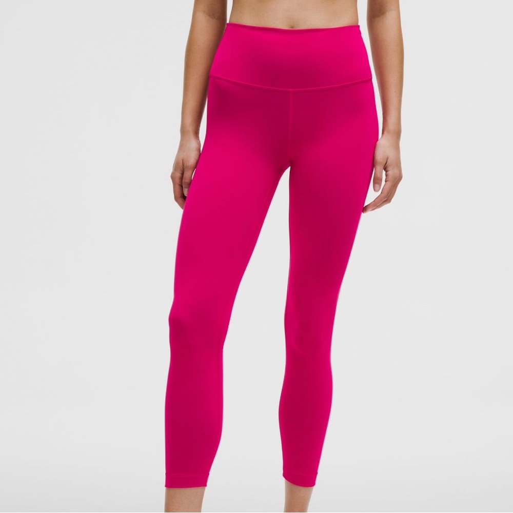 Lululemon  Wunder Train High-Rise
Tight 25" Pink Leggings size 6